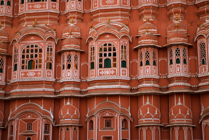 Built in red and pink colored sand stone, in keeping with the décor of the other monuments in the city, the color of the Hawa Mahal is a full testimony to the epithet of the 'Pink City' given to Jaipur. Read about the 'Palace of the Winds' in this archive story.